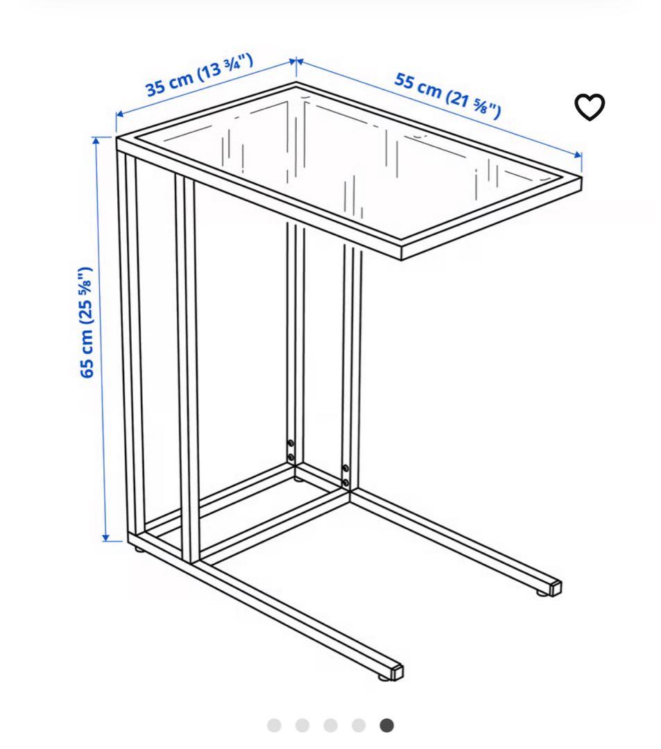 VITTSJÖ ヴィットショー　ラップトップテーブル、スタンド　セット販売