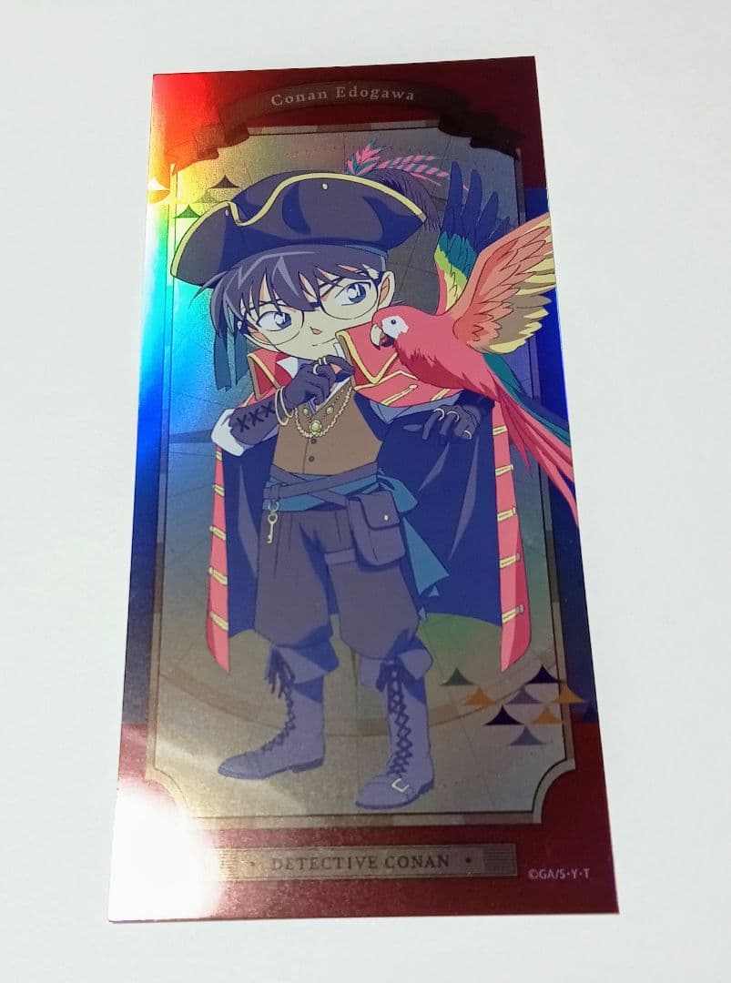 江戸川コナン クラパレット 船乗り アクキー&チケット風カード 4点セット