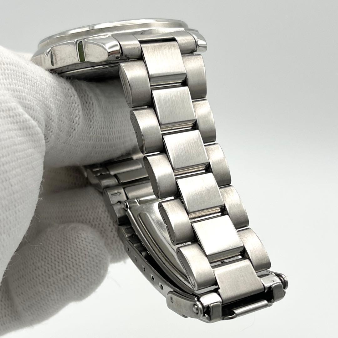 SEIKO 7T92-0CA0 クロノグラフ メンズ 腕時計 新品電池 赤文字盤