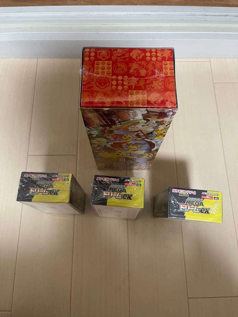 ポケモンセンター限定 MEGAドリームEXボックス3box.トホク1box