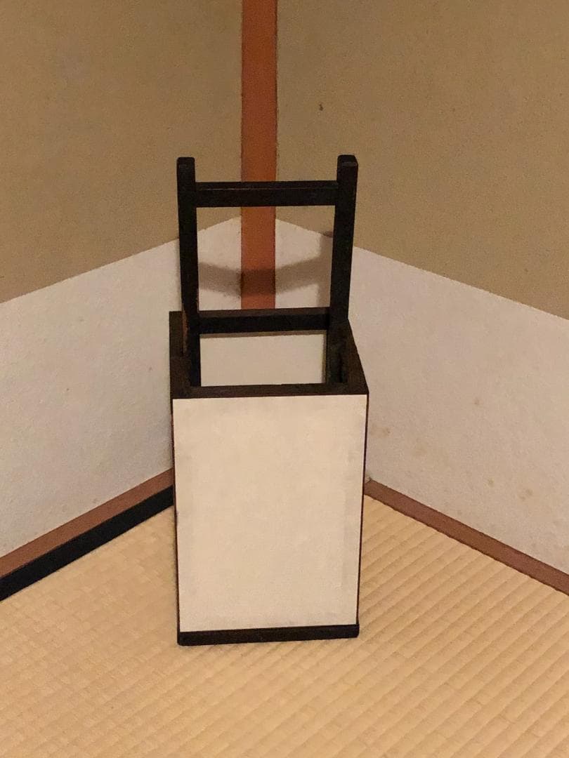 明治時代　行燈　手持ち　持ち手付　アンティーク　骨董品