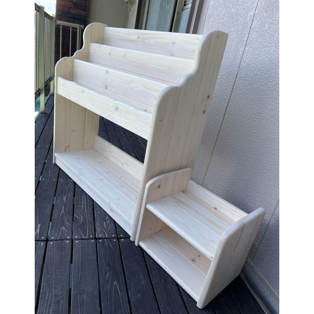 (a_a)＊プロフ確認お願いします＊ページ　Ｈタイプ　絵本棚　ハンドメイド