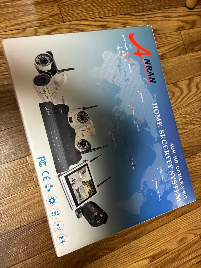 ANRAN防犯カメラPoE型レコーダーセットHDD内蔵1TB