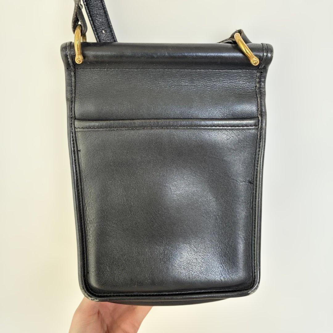 COACH　オールドコーチ　ショルダーバッグ　ブラック　ターンロック