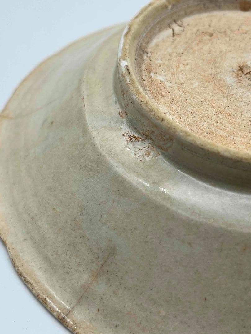 宋時代　定窯　白磁葵口皿 盞　影青　景徳鎮　唐物　古賞物　時代物(E-92)