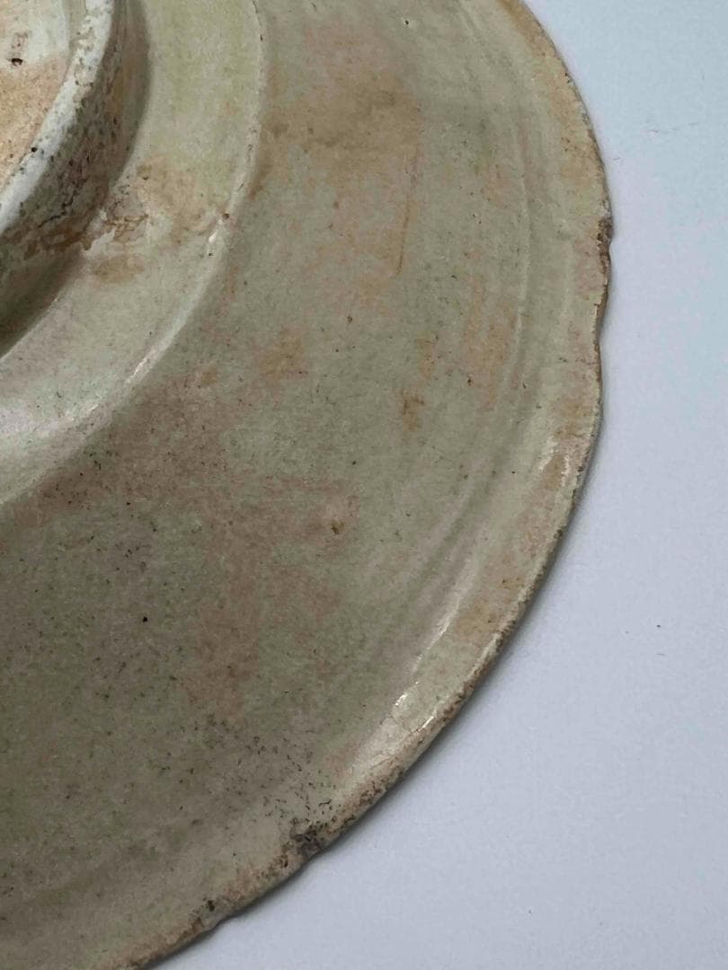 宋時代　定窯　白磁葵口皿 盞　影青　景徳鎮　唐物　古賞物　時代物(E-92)