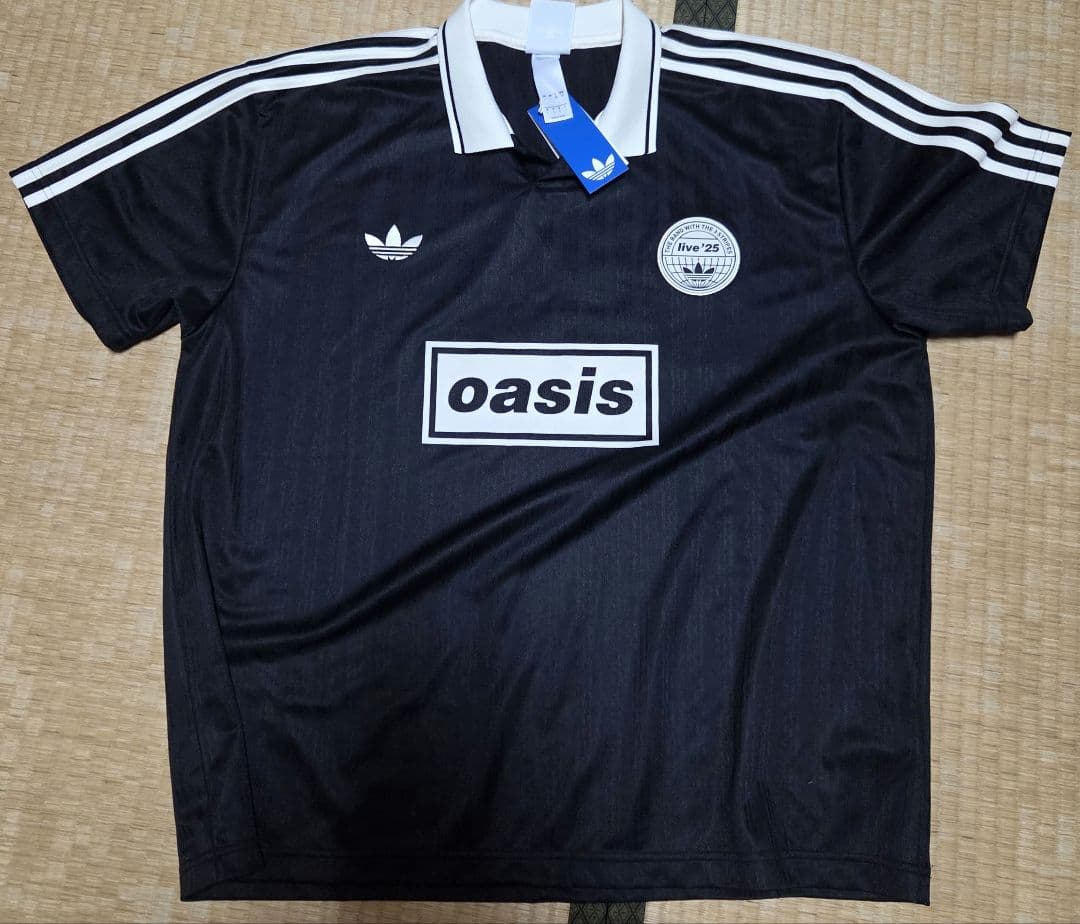 adidas x Oasis 再結成 公式サッカーシャツ UK Lサイズ