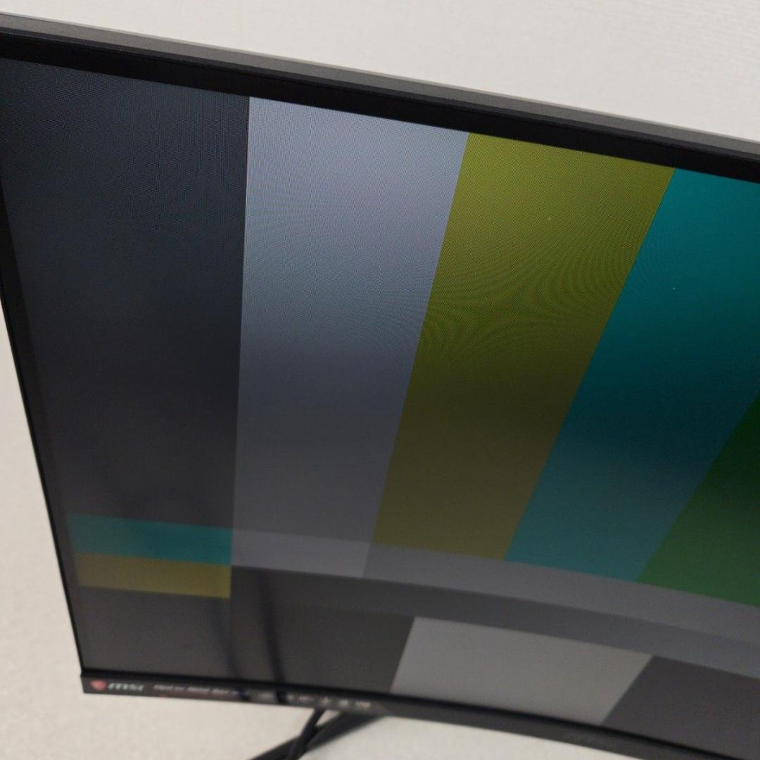 【美品】MSI 湾曲ゲーミングモニター MAG272C 165Hz 27型