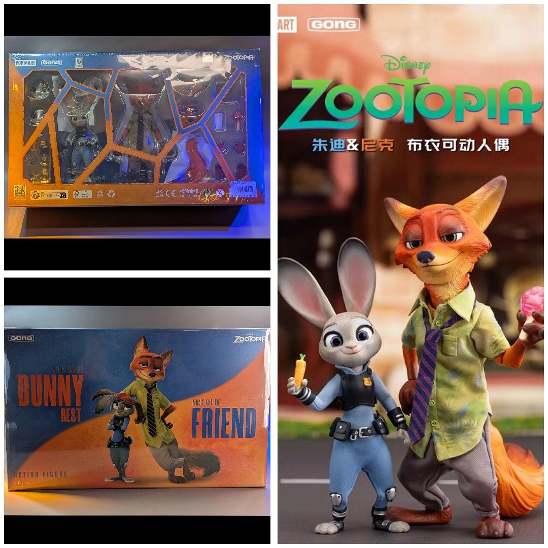 ディズニーgong studio 『ズートピア』 ジュディ&ニック 2体セット