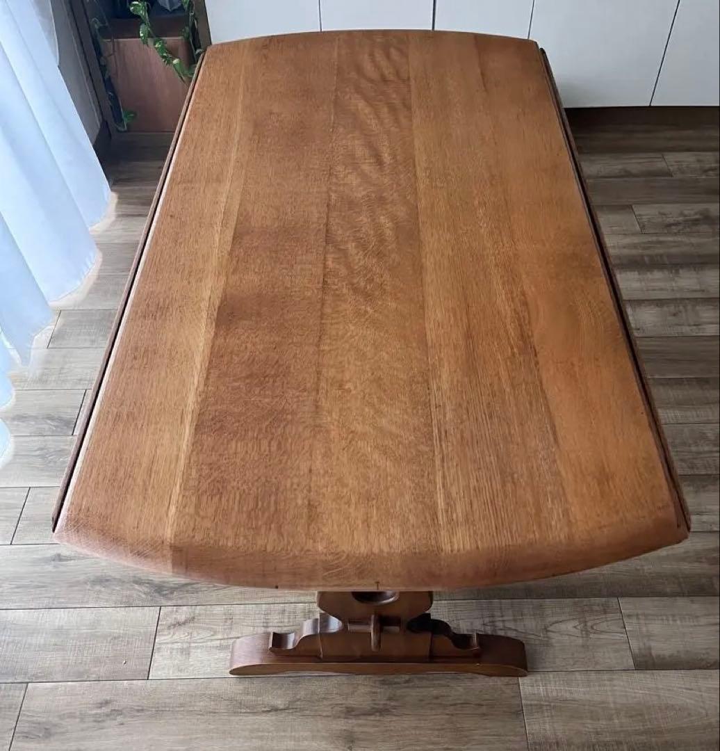 ERCOL アーコール ヴィンテージ ドロップリーフ テーブル バイカラー 英国