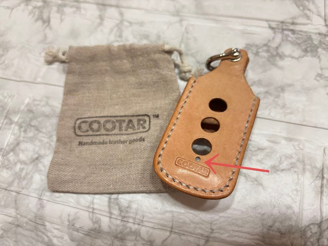 キーレス　革ケース　スーパーカブ　C125 JA48 別注品　COOTAR中古品