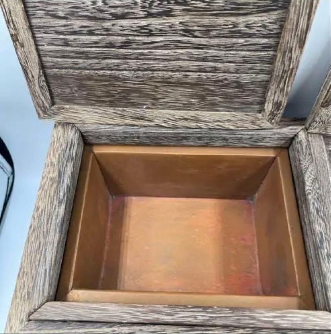 桐火鉢　桐箱　コンパクト