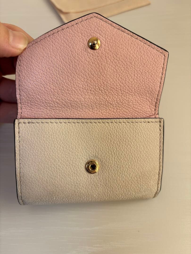 LOUIS VUITTON ポルトフォイユロックミニ バイカラー