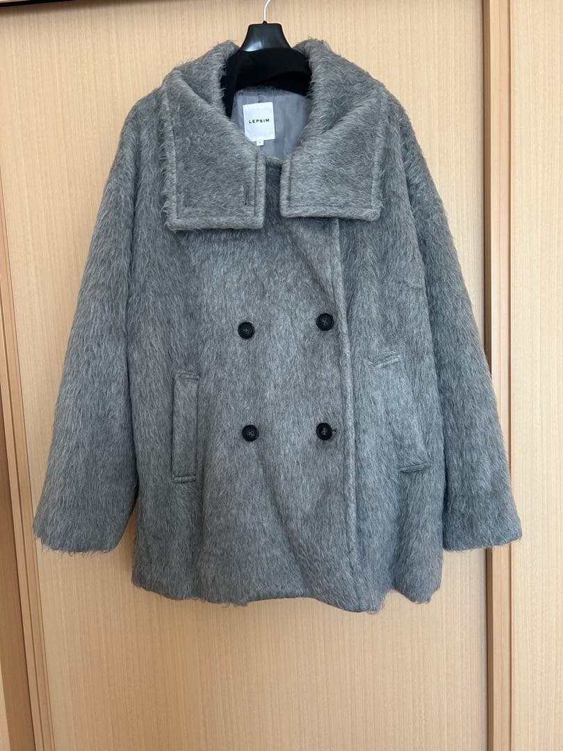 【16日まで期間限定セール】新品　LEPSIM シャギー2WAYミドルコート