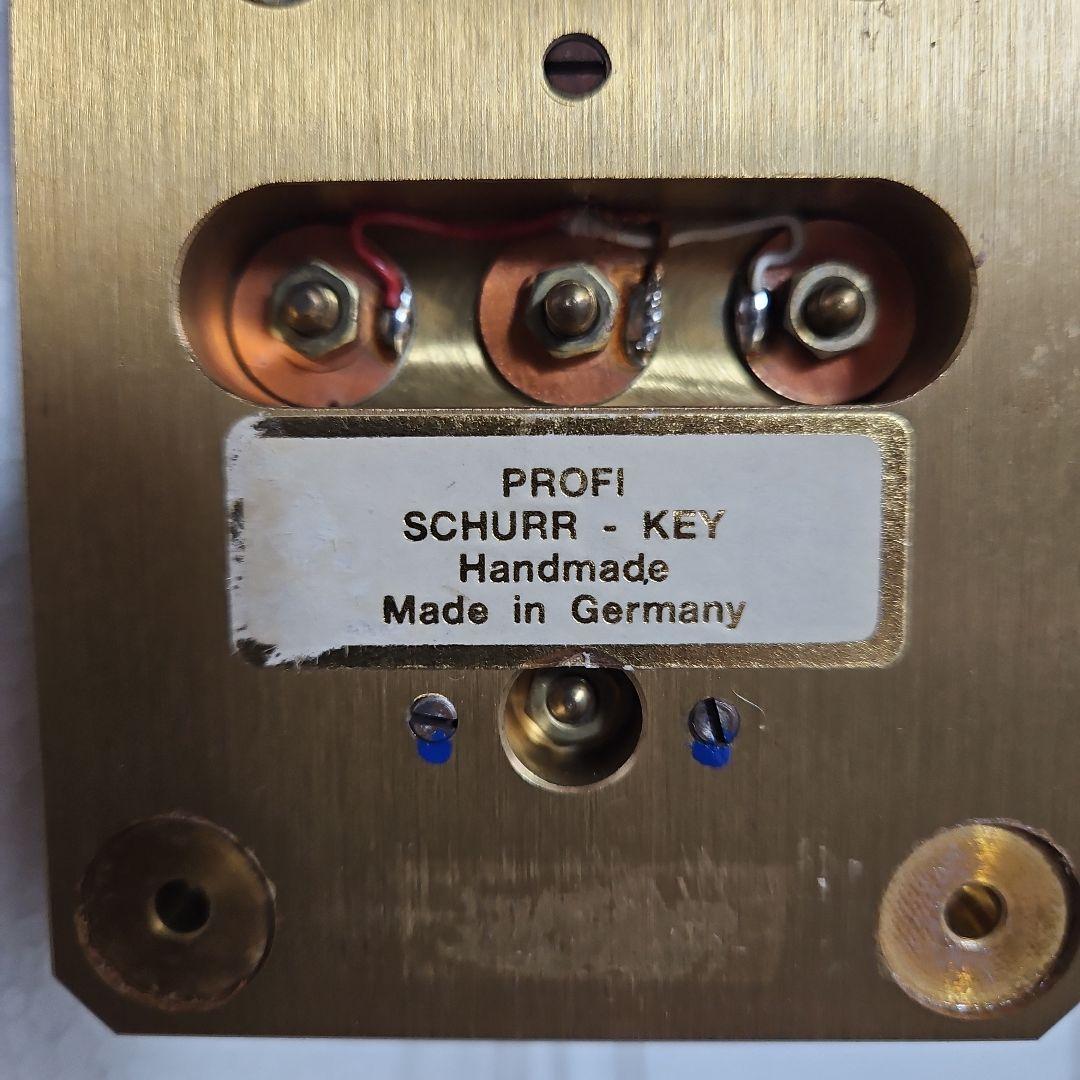 週末限定値引✨ハンドメイド✨SCHURR　PROFI　電鍵　パドル