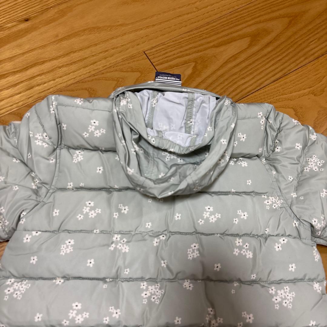 新品未使用⭐︎プチバトー⭐︎花柄中綿入りアウター⭐︎86cm⭐︎