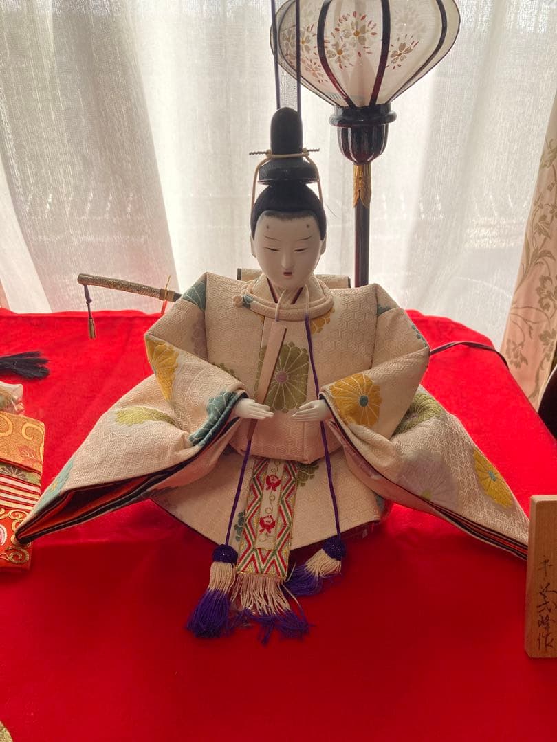伝統的雛人形セット 男雛 女雛