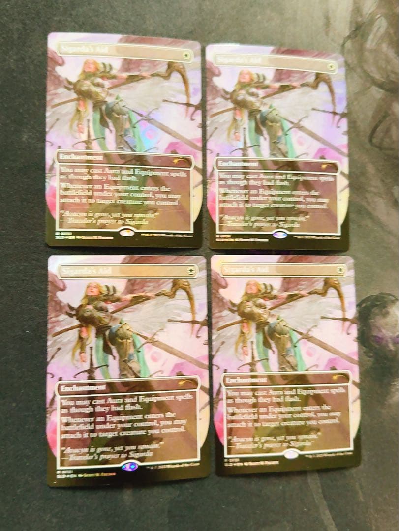 【シークレットライアーfoil】シガルダの助け　英語　4枚セット