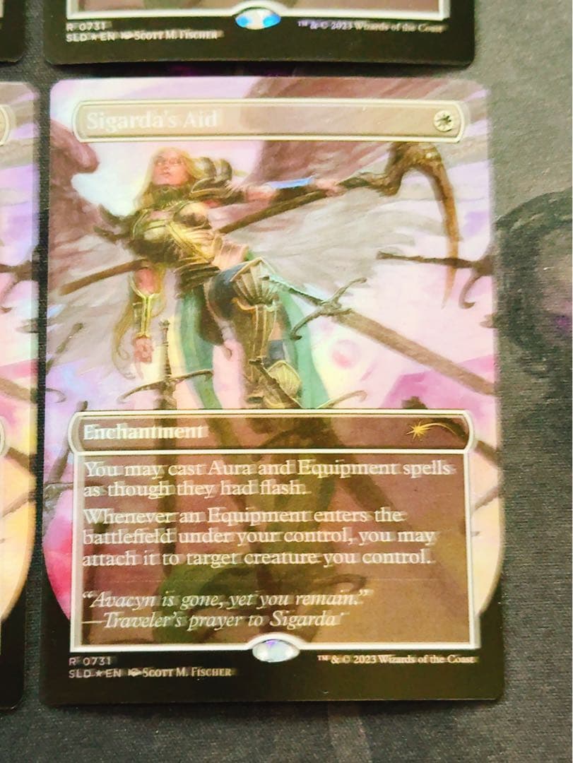 【シークレットライアーfoil】シガルダの助け　英語　4枚セット