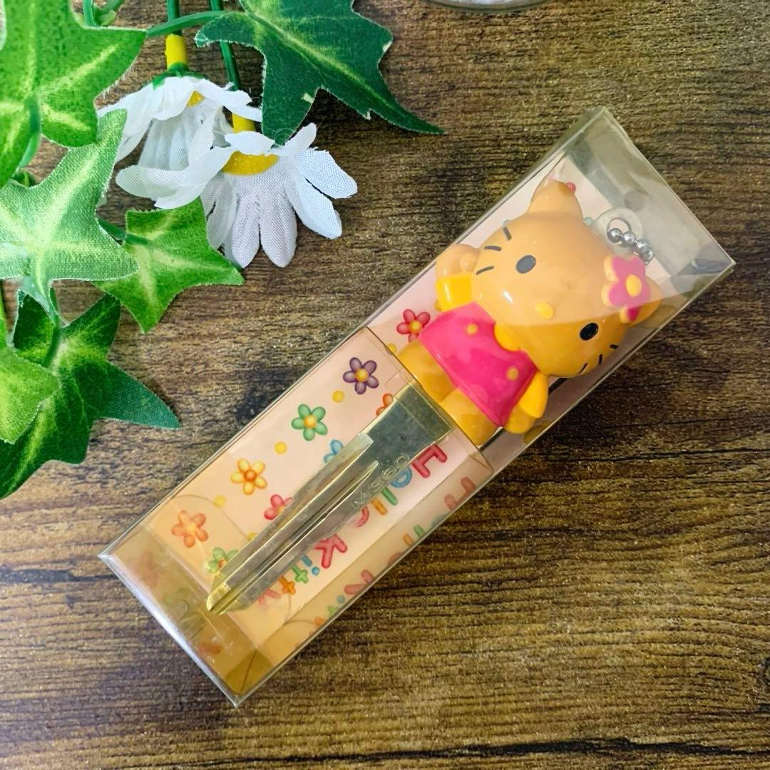 当時物　日焼け　カオハナ　ハローキティ　マスコット　入手困難　ボールチェーン