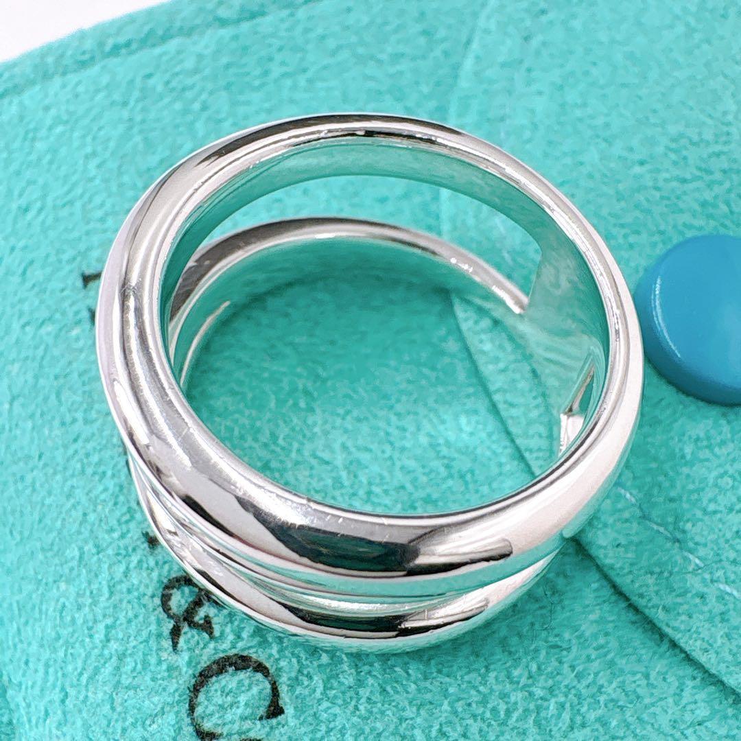 極美品 オールドティファニー リング 15号 シルバー925