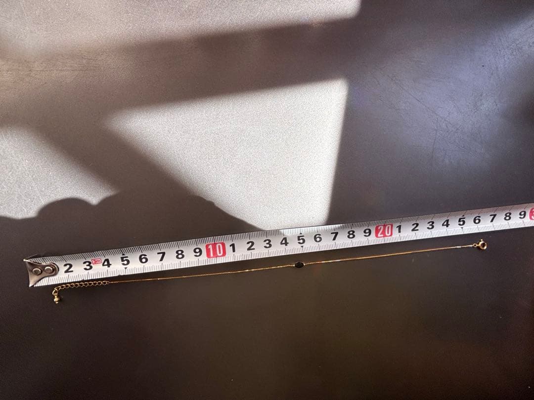 ハリックァ　オブシディアン　k18 アンクレット