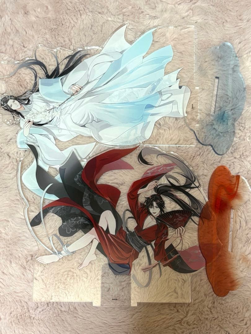 魔道祖師、魏無羨 藍忘機特大アクリルスタンド飛花甘露