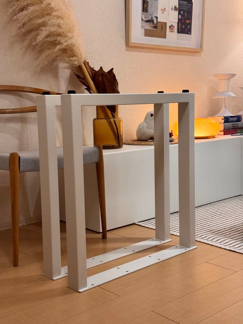 かなでもの　the legs ホワイト　テーブル　脚　DIY