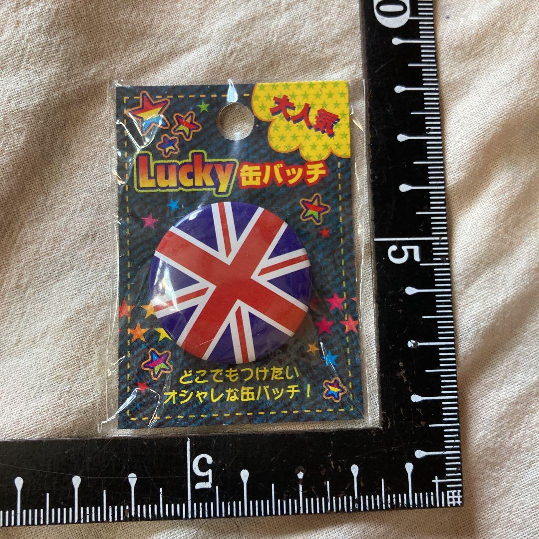 ユニオンジャック　缶バッジ　3cm 新品未使用　イギリス　国旗