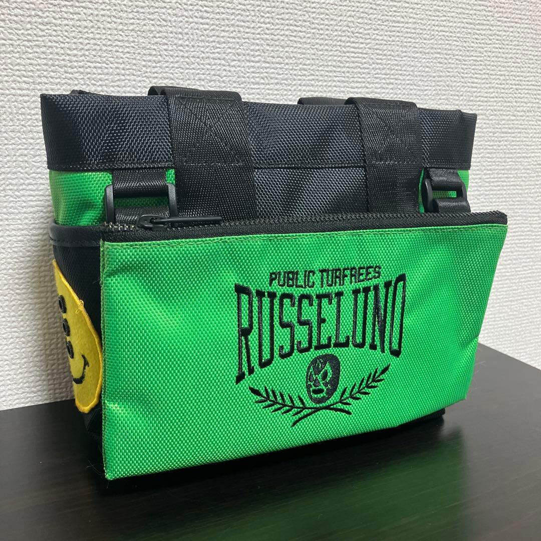 RUSSELUNO ゴルフバッグ スマイルマーク付き