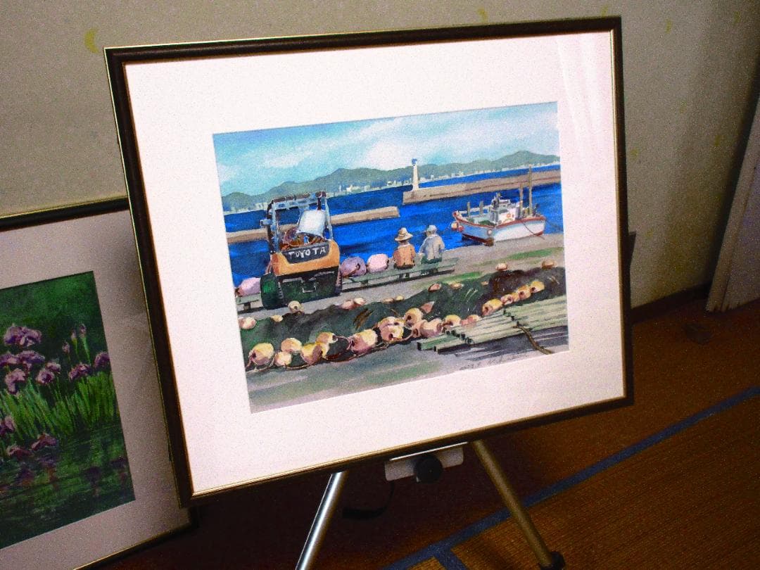 憩いの時間（水彩画）