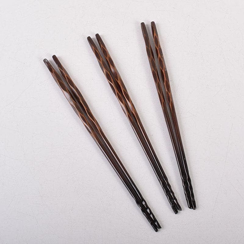 茶道具　銅火箸　三膳まとめて　C　R8536