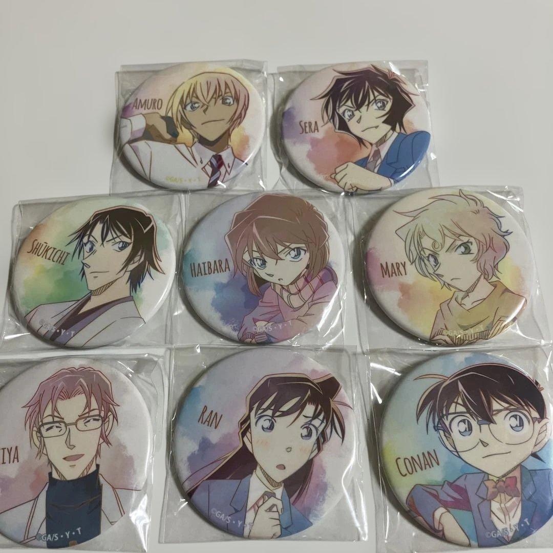 まとめ売り　名探偵コナン 缶バッジ　缶バッチ　アクリルキーホルダーセット　B