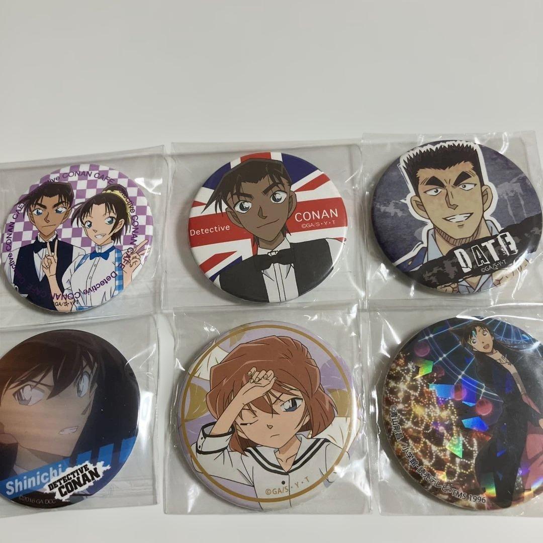 まとめ売り　名探偵コナン 缶バッジ　缶バッチ　アクリルキーホルダーセット　B