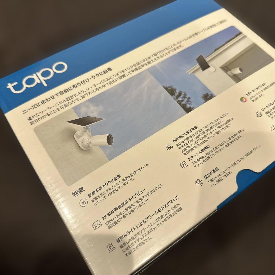 未開封★tapo C410 KITソーラー給電セキュリティカメラ防犯カメラ太陽光