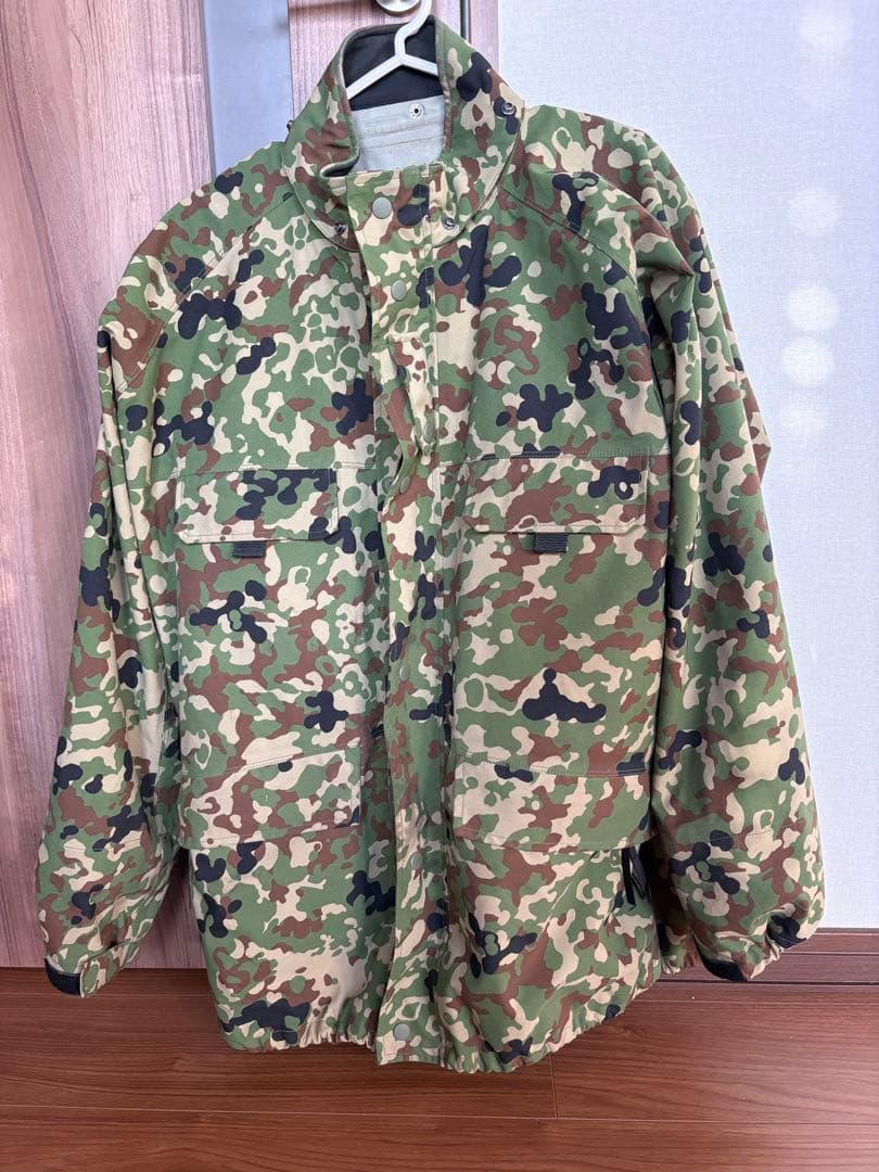 迷彩雨衣 上下セット（Lサイズ）