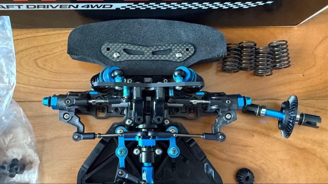 タミヤTT02 SRX メカ無し、オプション、チタンビス tt02srx