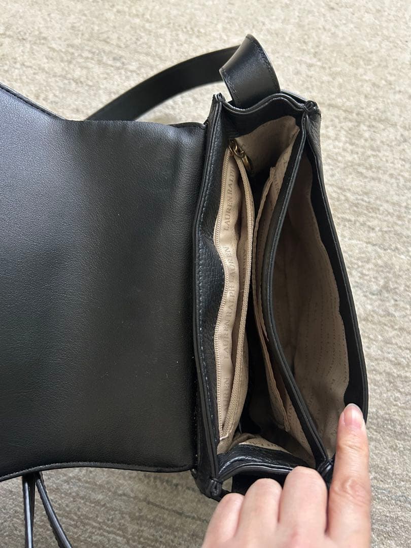 ラルフローレン　レザー ショルダーバッグ