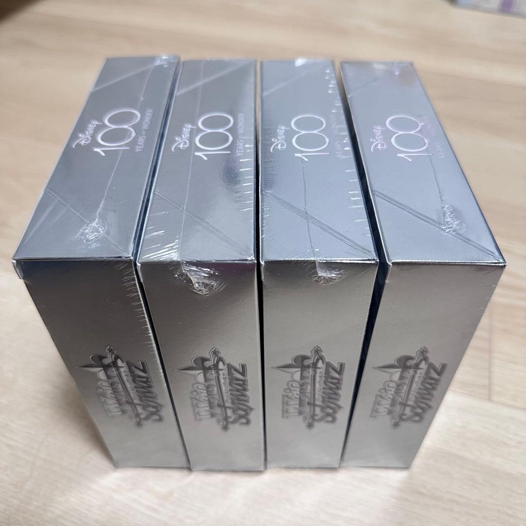 Disney100 ヴァイスシュヴァルツ シュリンク付き 4BOX