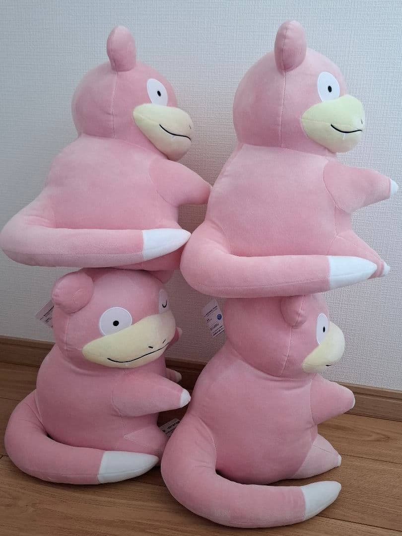 めちゃもふぐっと　ほぺぴた ぬいぐるみ　ヤドン　4個セット　ポケモン　まとめ売り