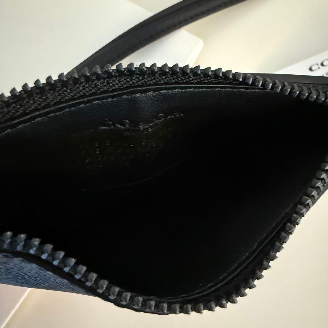 COACH コーチ　ネックストラップ付き　カードケース　パスケース　小銭入れ財布