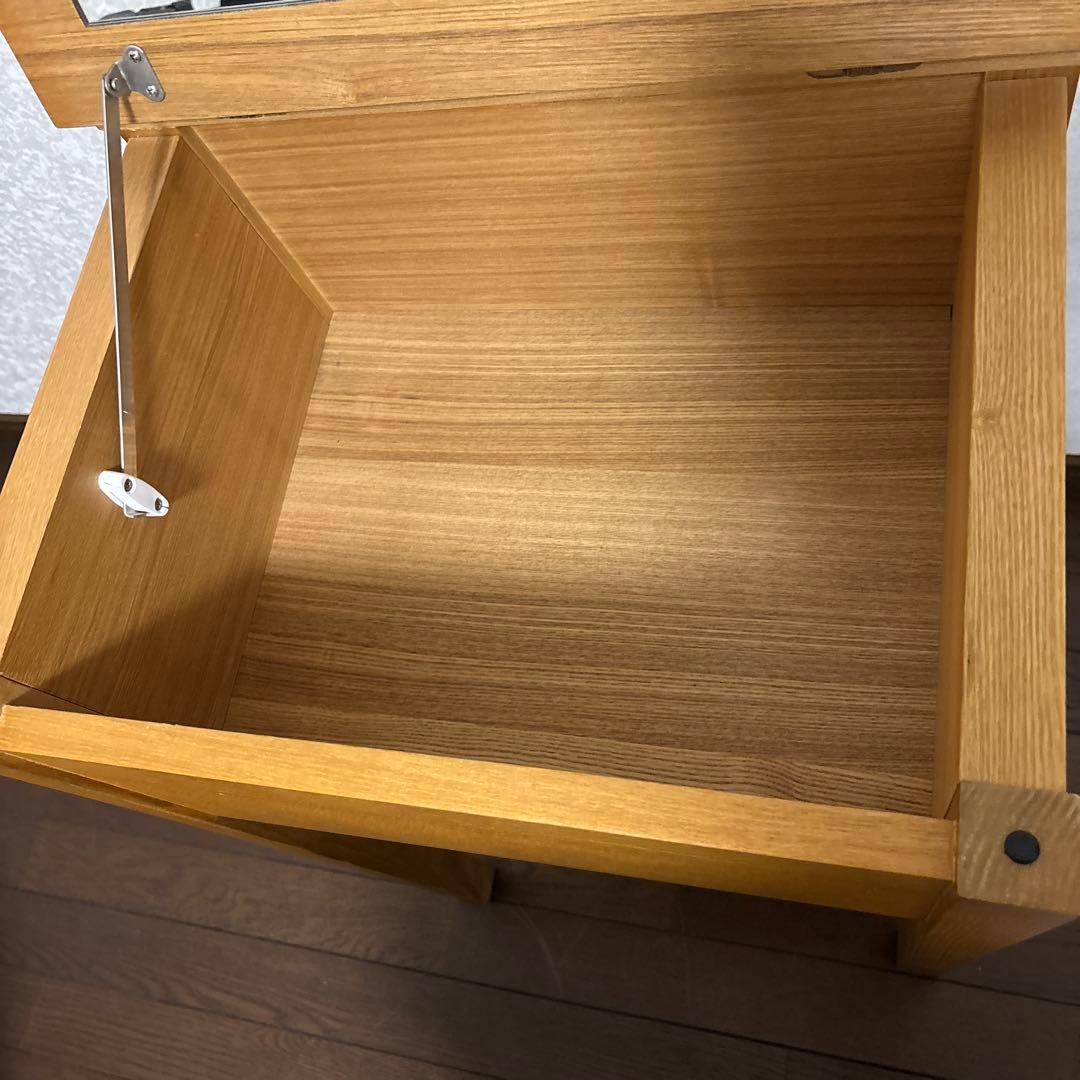 【美品】無印良品 ドレッサー スツール セット