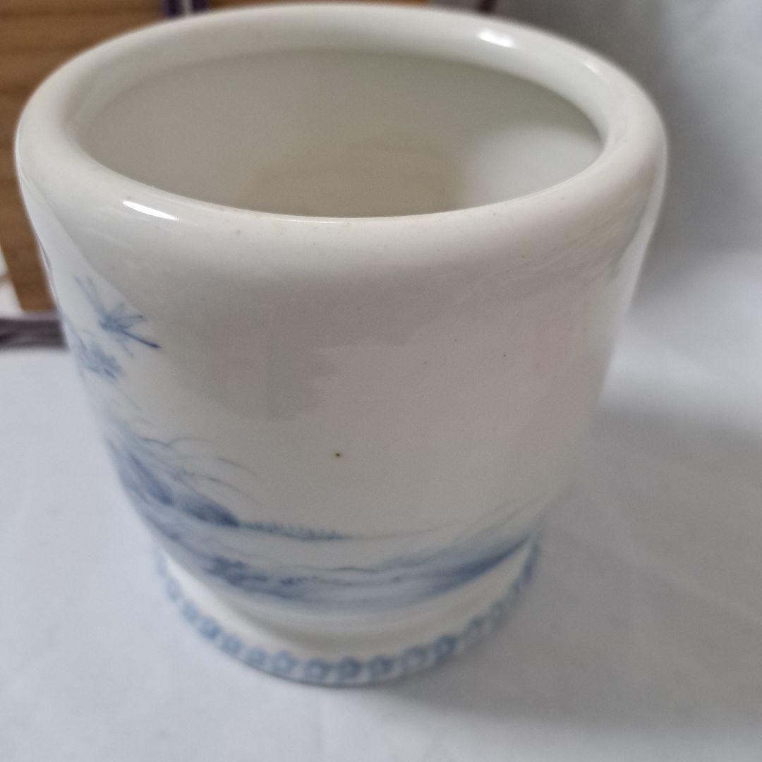 手焙り　肥前焼　名工　肥前伍平　骨董　とんぼ図