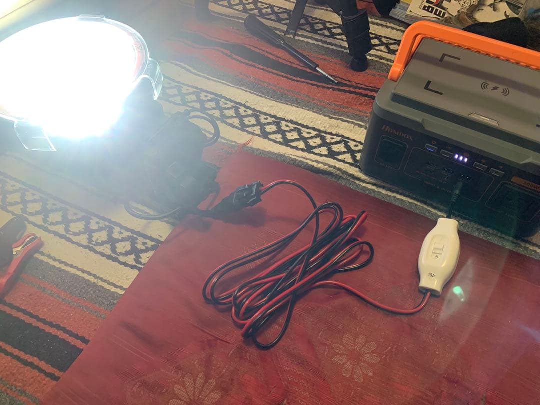 値下げ　今峰製HIDライト 7インチ6000Kクワガタ採集中型ライト実測87W