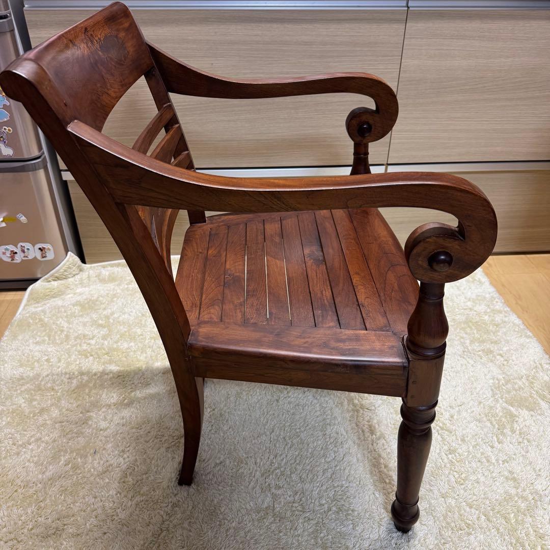 【希少】アームチェアー ブラウン アンティーク