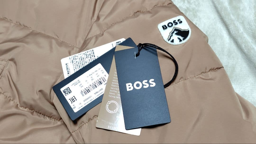 BOSS　MA-1ボマージャケット ロゴ入りハンガーおまけ付き