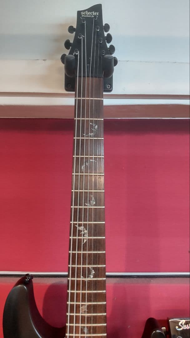 【SCHECTER】 Damien 7 Satin Black 7弦エレキギター