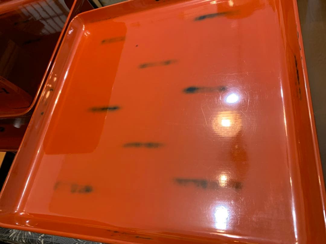 輪島塗　根来　御膳　足付膳　会席膳　５客　膳