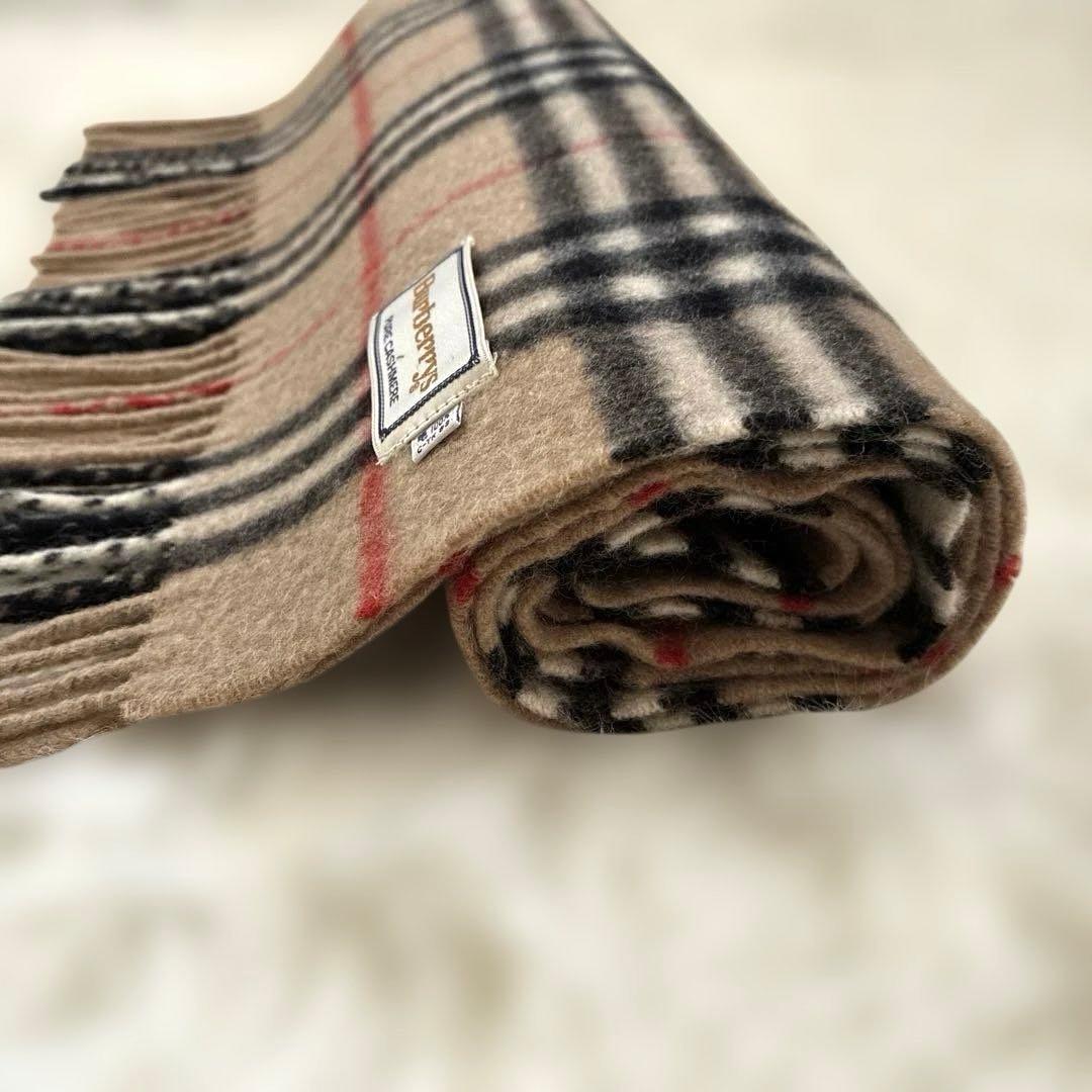 【美品】Burberrys バーバリー　ノバチェック カシミヤ100% マフラー