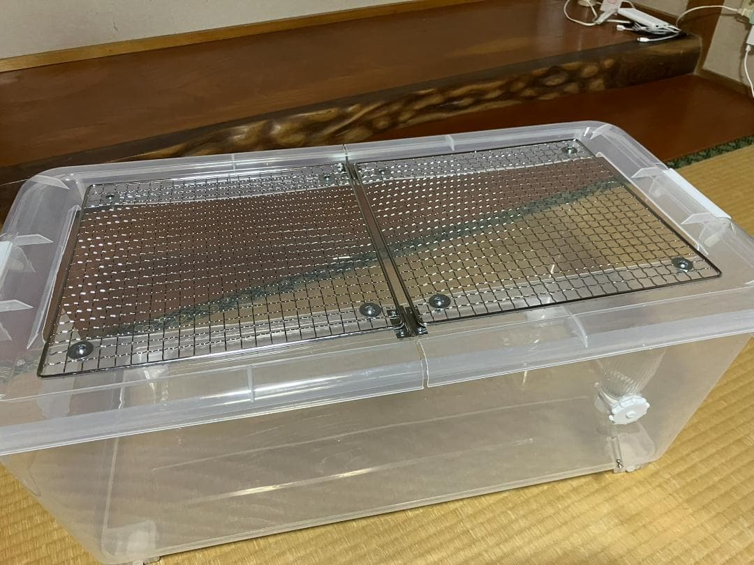 ②【お得２個セット】広さ＆通気性＆保温性抜群なハムスターケージ【DIY】給水器付